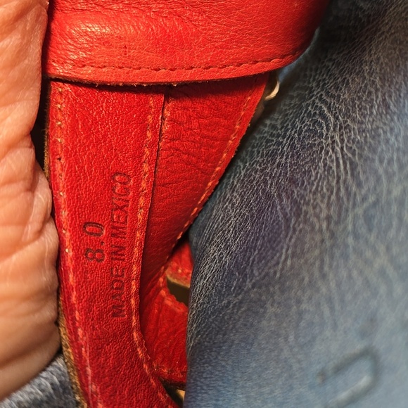 Bed Stu Yoli Leather Sandals Slide Flip Flop Thong Aztec Design Womens Sizs 8 - Picture 4 of 7